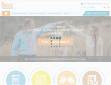 Tablet Screenshot of bestinsurance.co.uk
